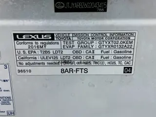 Lexus NX 200t 2016 4dr Crossover