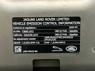 Land Rover Range Rover Velar 2020 AWD P340 S 4dr SUV