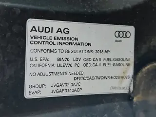 Audi A4 2018 AWD 2.0T quattro Premium Plus 4dr Sedan 7A