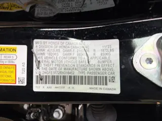 Honda Civic 2024 EX 4dr Sedan