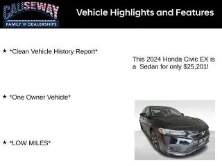 Honda Civic 2024 EX 4dr Sedan