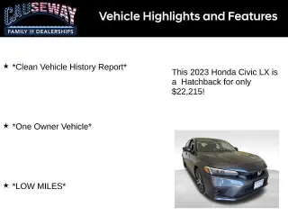 Honda Civic 2023 LX 4dr Hatchback