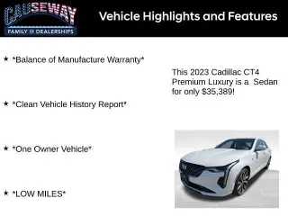 Cadillac CT4 2023 AWD Premium Luxury 4dr Sedan