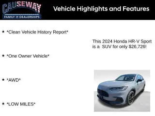 Honda HR-V 2024 AWD Sport 4dr Crossover