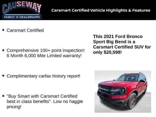 Ford Bronco Sport 2021 AWD Big Bend 4dr SUV
