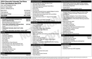 Chevrolet Colorado 2024 4x4 Trail Boss 4dr Crew Cab 5 ft. SB
