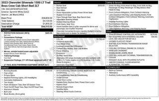Chevrolet Silverado 1500 2023 4x4 LT Trail Boss 4dr Crew Cab 5.8 ft. SB