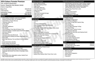 Subaru Forester 2024 AWD Premium 4dr Crossover