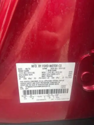 Ford Explorer 2021 XLT 4dr SUV