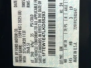 Ford F-150 2020 4x4 XL 4dr SuperCrew 5.5 ft. SB