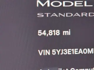 Tesla Model 3 2021 Standard Range Plus 4dr Sedan