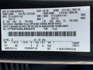 Ford F-150 2020 4x4 XLT 4dr SuperCrew 5.5 ft. SB