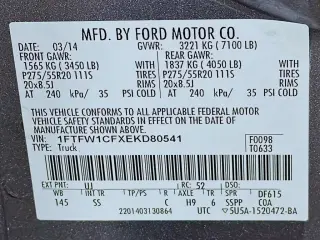 Ford F-150 2014 4x2 STX 4dr SuperCrew Styleside 5.5 ft. SB