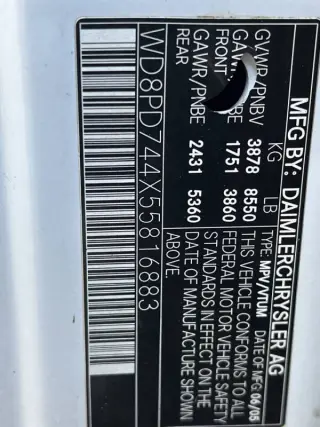 2005 Dodge Sprinter 2500