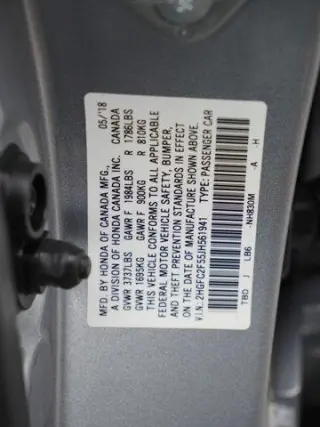 Honda Civic 2018 LX 4dr Sedan CVT
