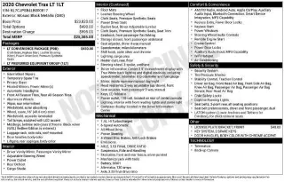 Chevrolet Trax 2020 AWD LT 4dr Crossover