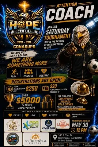 Torneo de futbol 7vs7 MLS-go