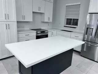 Counter tops marble granite.