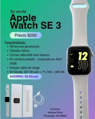 Se vende Apple Watch SE 3