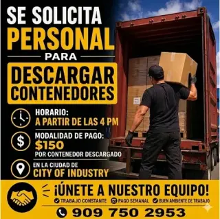 Carga y Descarga containers
