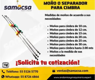 MOÑO SEPARADOR PARA CIMBRA