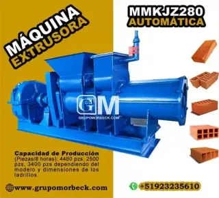 MAQUINA EXTRUSORA DE LADRILLOS