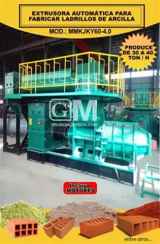 MAQUINA EXTRUSORA DE LADRILLOS