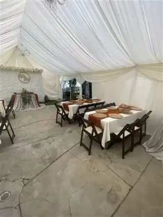 Decoraciones principales carpa