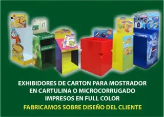 EXHIBIDORES DE CARTON