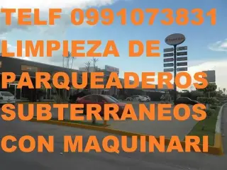 LIMPIEZA DE PARQUEADEROS Quito