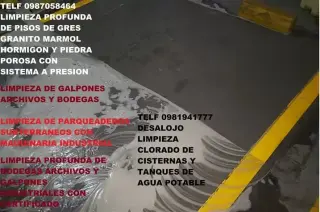 HIDROLAVADO De PISOS Carcelén
