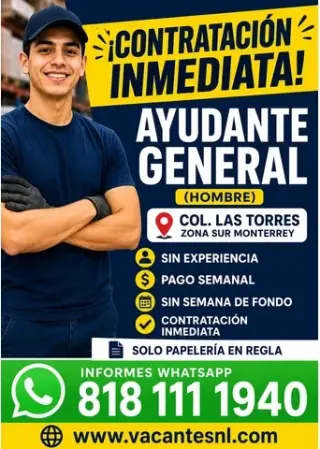 URGENTE SOLICITAMOS MONTRERREY