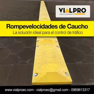 Rompevelocidades de Caucho