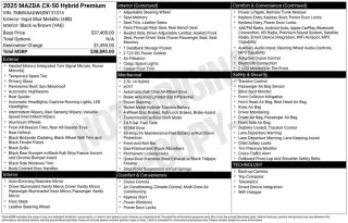 Mazda CX-50 Hybrid 2025 AWD Premium 4dr SUV