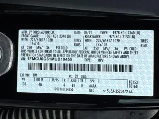 Ford Escape 2021 SE 4dr SUV