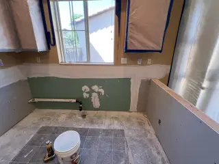 Drywall and teipin finishing