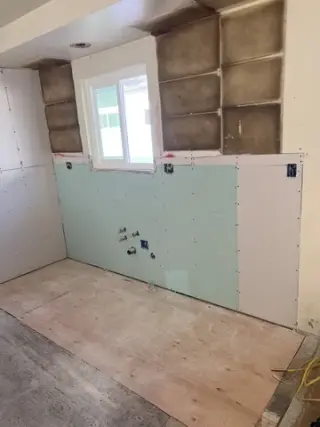Drywall and teipin finishing