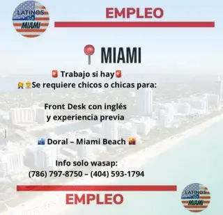 OFERTAS DE EMPLEO EN MIAMI
