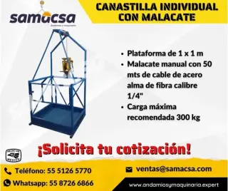 Canastilla Individual, SAMACSA