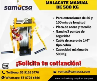 Malacate Manual, Samacsa