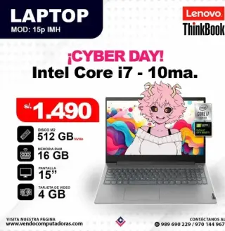 Laptop Intel Core i7 - 10ma.