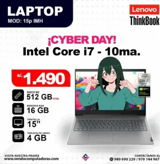 Laptop Intel Core i7 - 10ma.