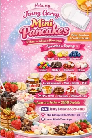 Mini pancakes para tu fiesta