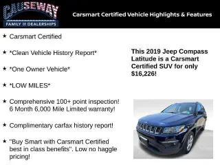 Jeep Compass 2019 4x4 Latitude 4dr SUV