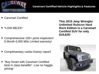 Jeep Wrangler Unlimited 2015 4x4 Rubicon 4dr SUV