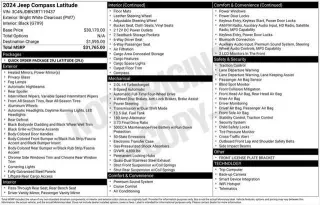 Jeep Compass 2024 4x4 Latitude 4dr SUV