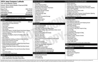 Jeep Compass 2024 4x4 Latitude 4dr SUV