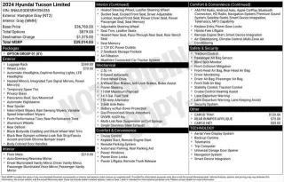 Hyundai TUCSON 2024 Limited 4dr SUV