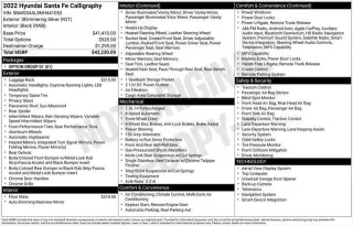 Hyundai SANTA FE 2022 Calligraphy 4dr Crossover