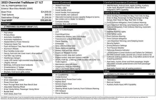 Chevrolet Trailblazer 2023 LT 4dr SUV